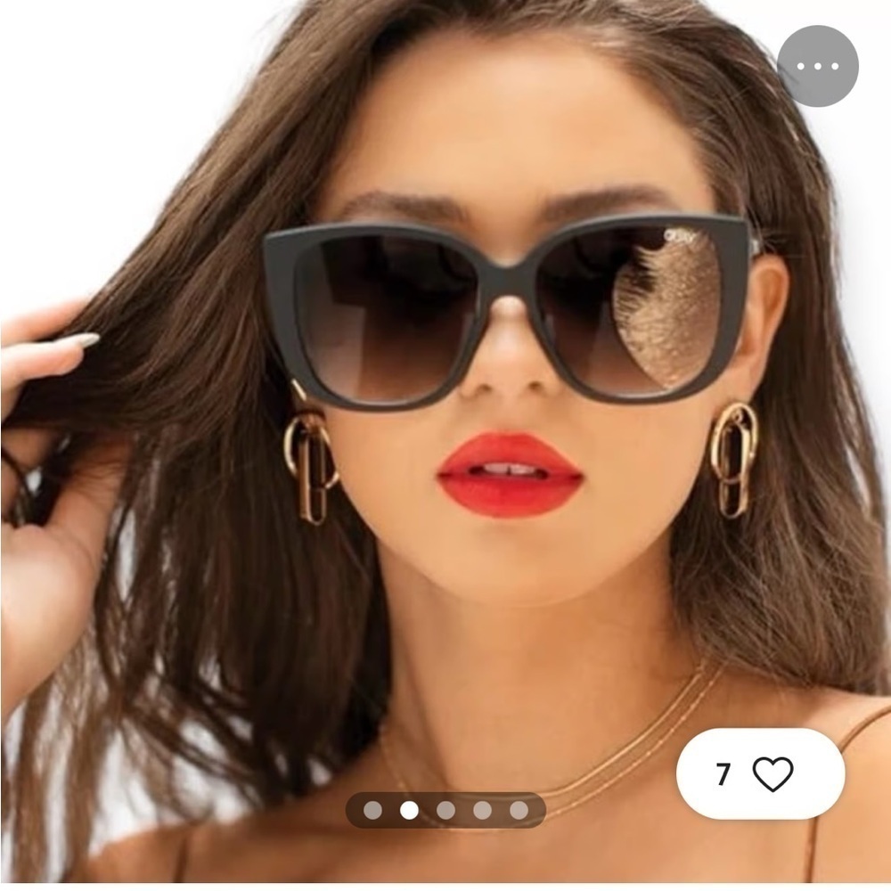 Quay Ever After Sunglasses (Matte Blk / Fade) NEW